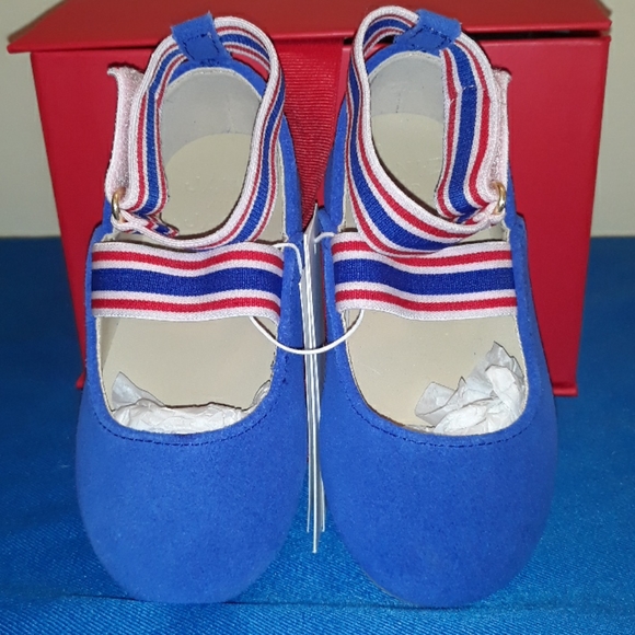 JANIE & JACK ROYAL BLUE SHOES - Picture 2 of 4